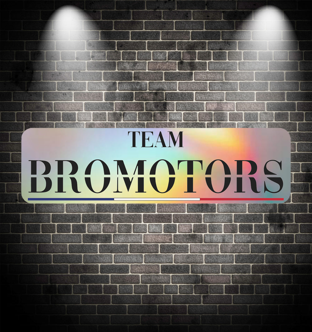 Pack 6 Stickers Bromotors Holographiques