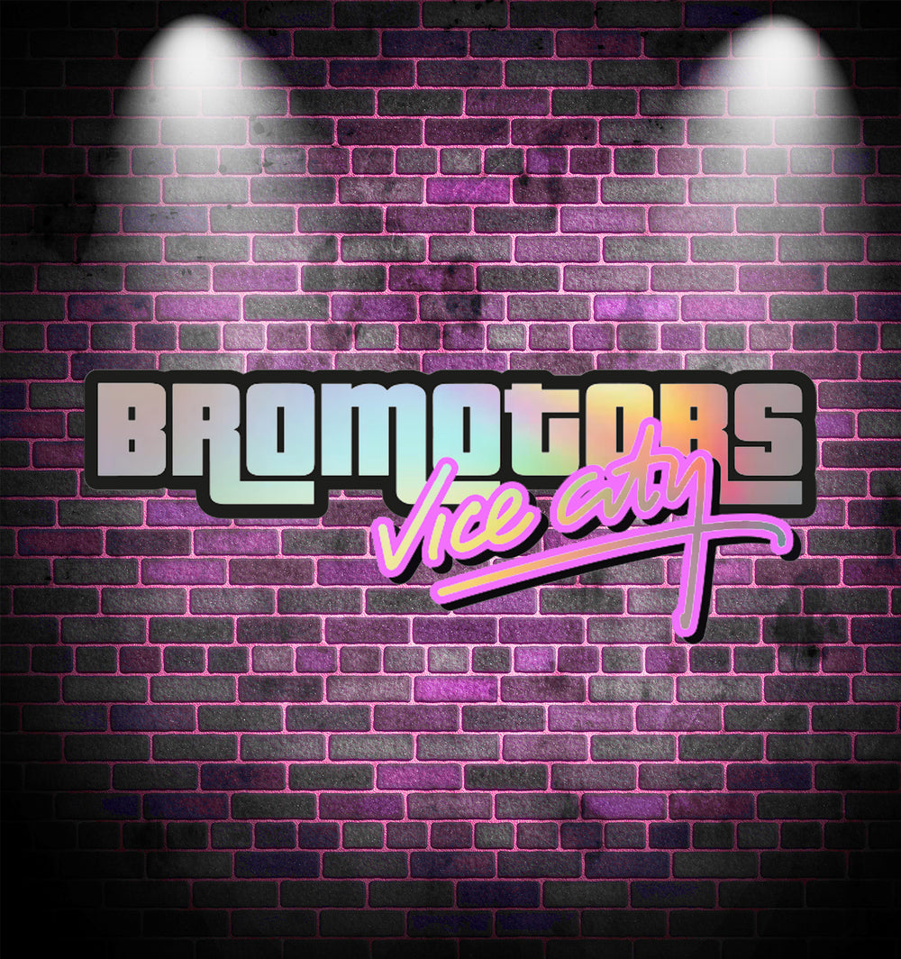 Pack 6 Stickers Bromotors Holographiques